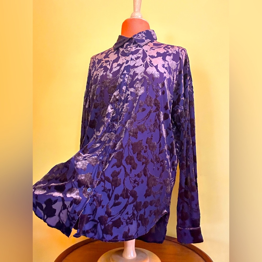 🖤ACOA floral burnout blouse🖤